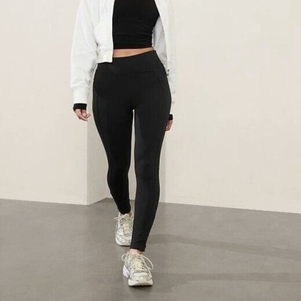 Athleta Delancey Skyline High Rise Legging in Black, size S
